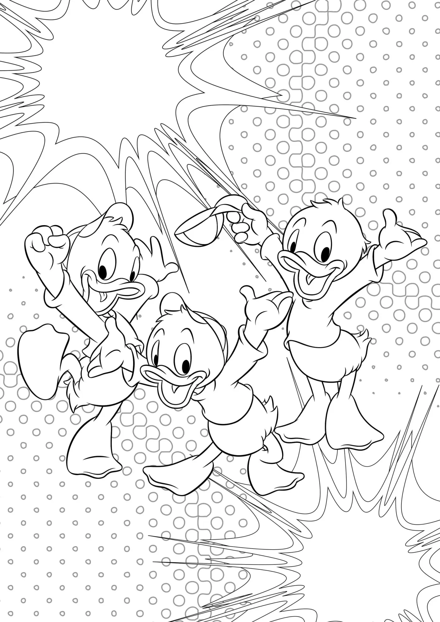 Bild: 9783833244353 | Disney Donald Duck und Freunde: Malblock: über 60 entenstarke...