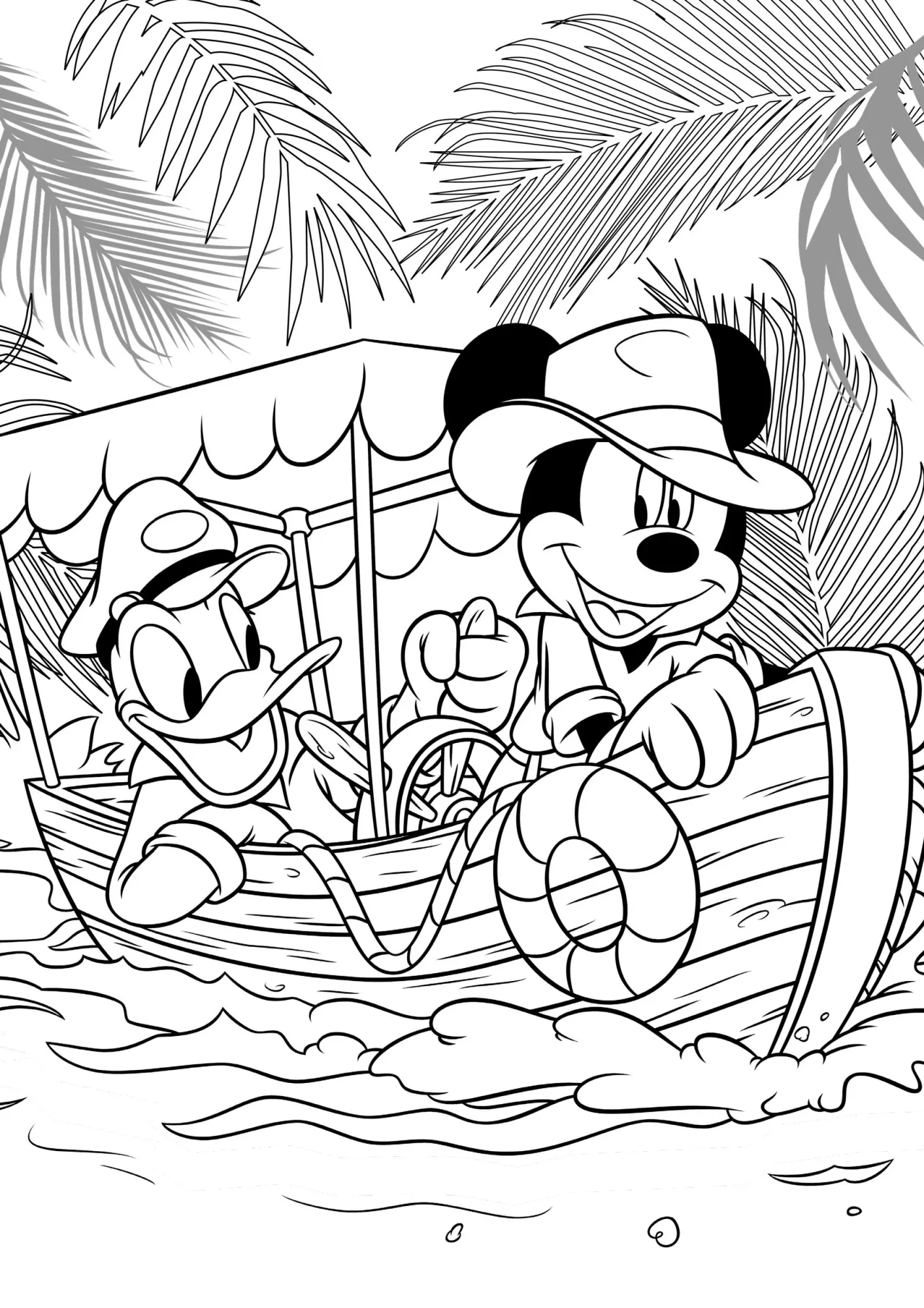 Bild: 9783833244353 | Disney Donald Duck und Freunde: Malblock: über 60 entenstarke...