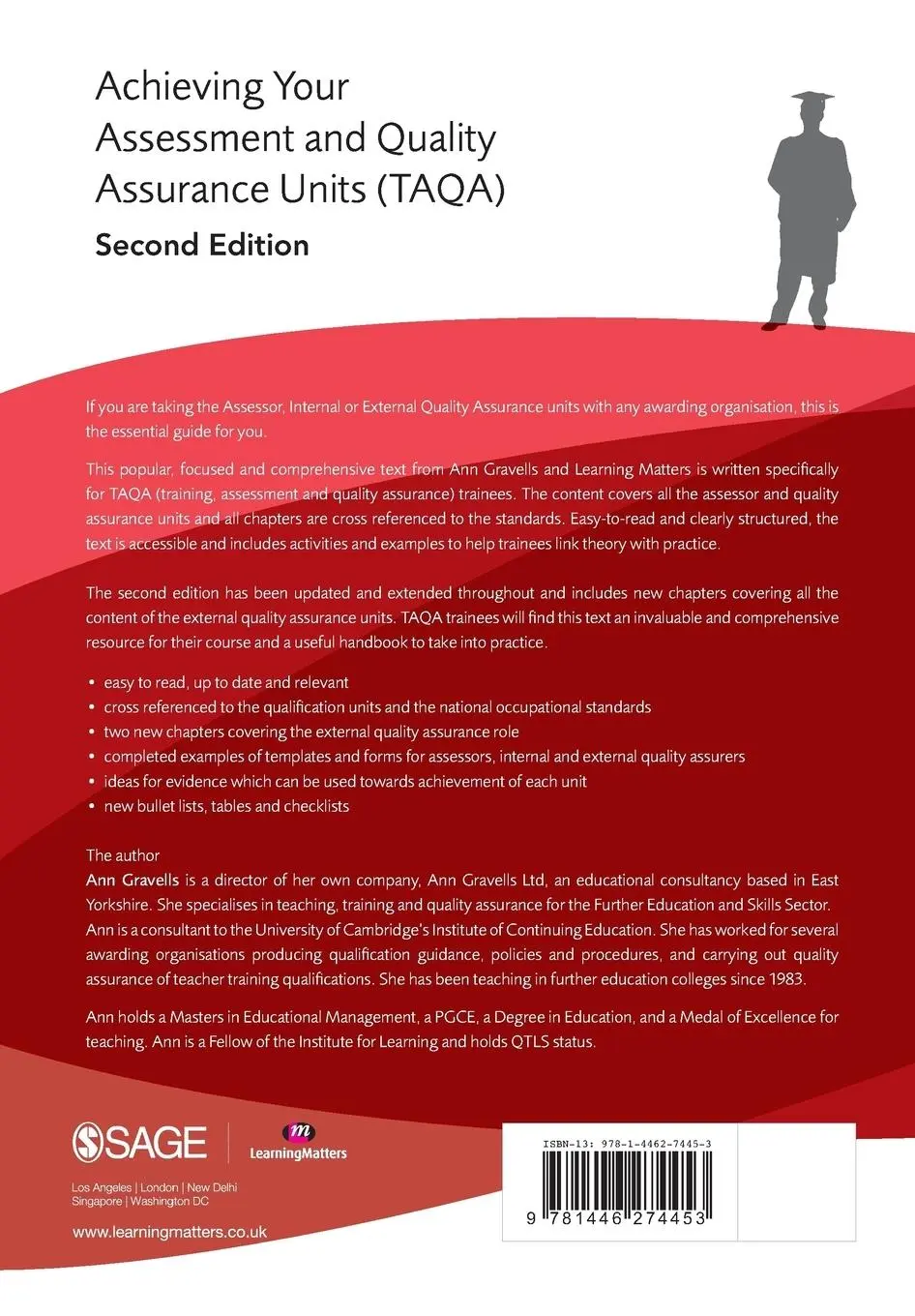 Rückseite: 9781446274453 | Achieving your Assessment and Quality Assurance Units (TAQA) | Buch