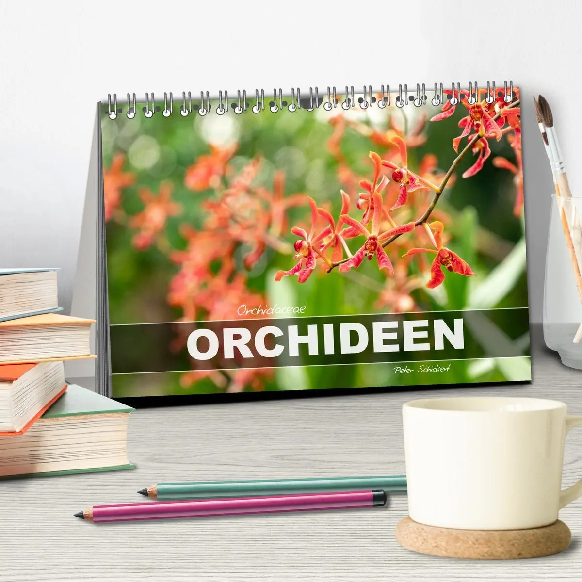 Bild: 9783457274453 | Orchidaceae - Orchideen (Tischkalender 2026 DIN A5 quer), CALVENDO...
