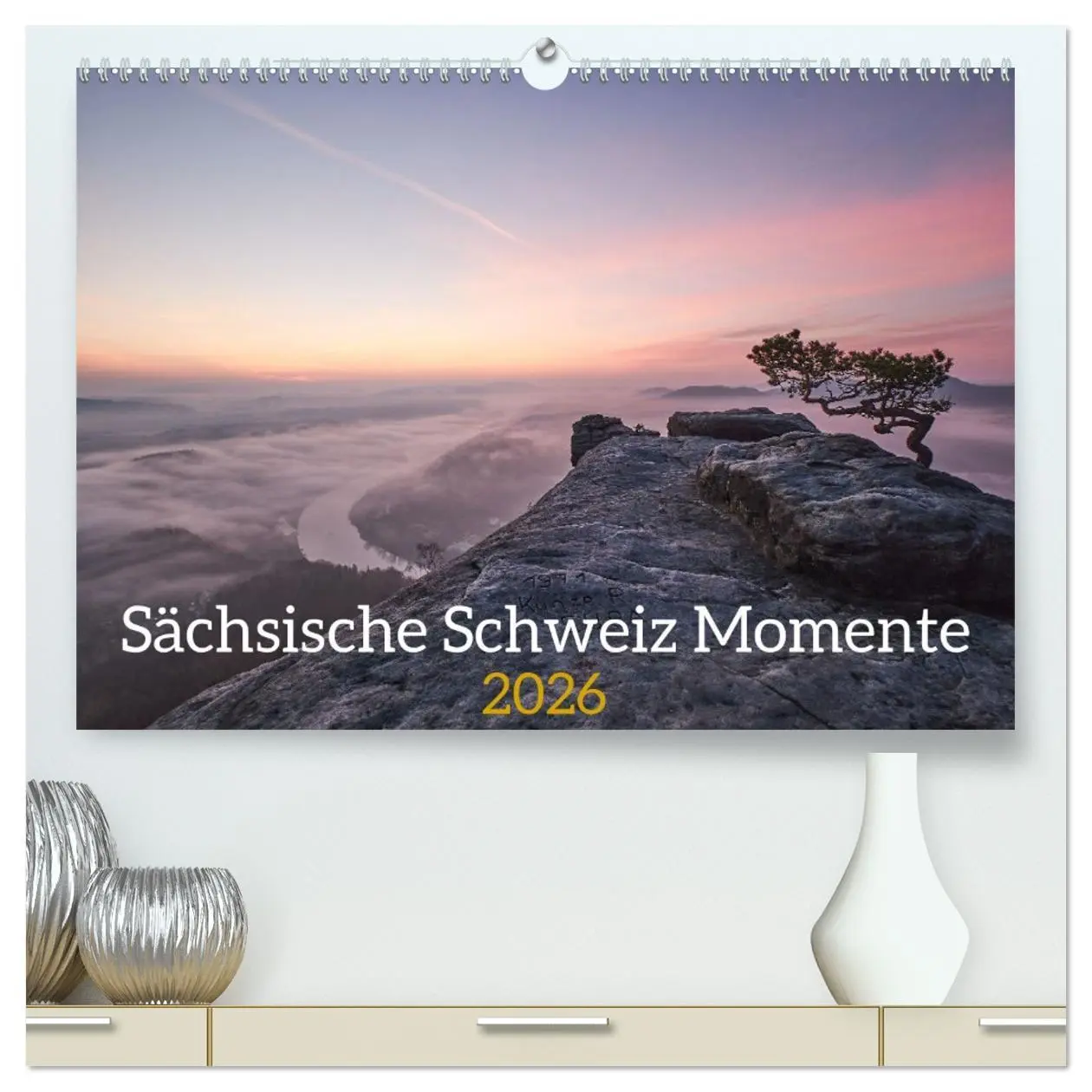 Cover: 9783457414453 | Sächsische Schweiz Momente 2026 (hochwertiger Premium Wandkalender...