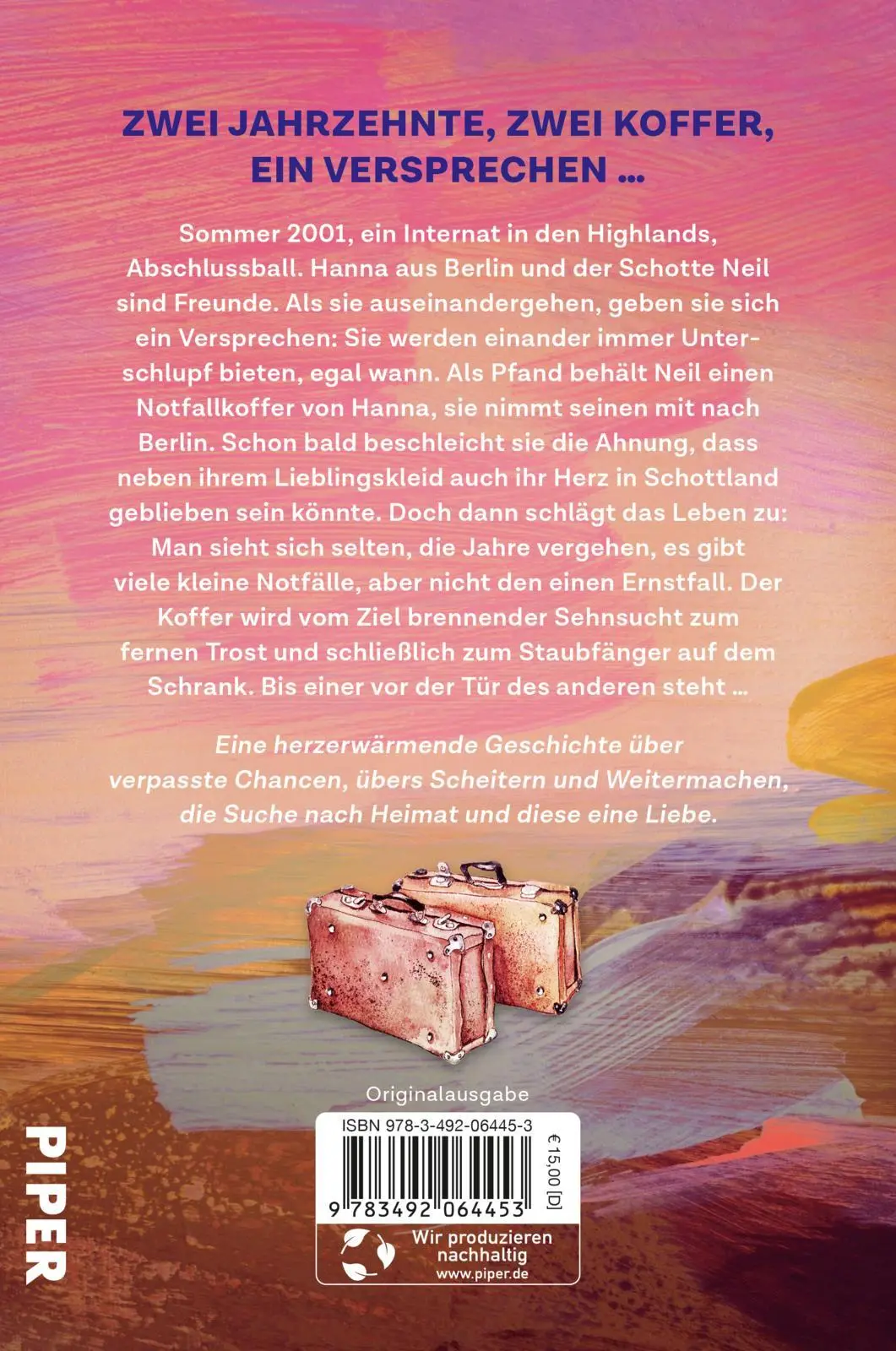 Rückseite: 9783492064453 | Die Tage mit Dir | Valerie Bendorf | Taschenbuch | 396 S. | Deutsch