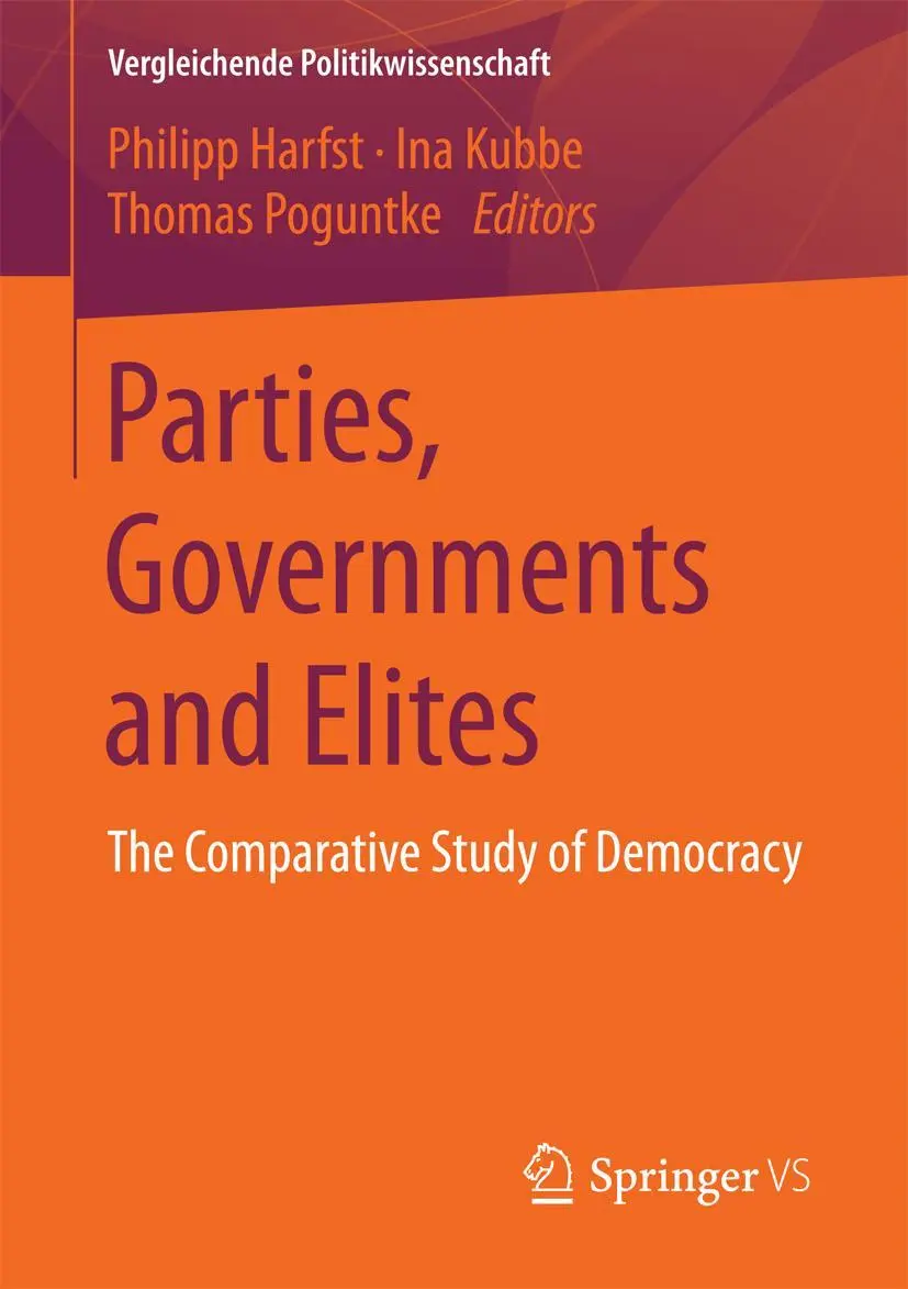 Cover: 9783658174453 | Parties, Governments and Elites | The Comparative Study of Democracy