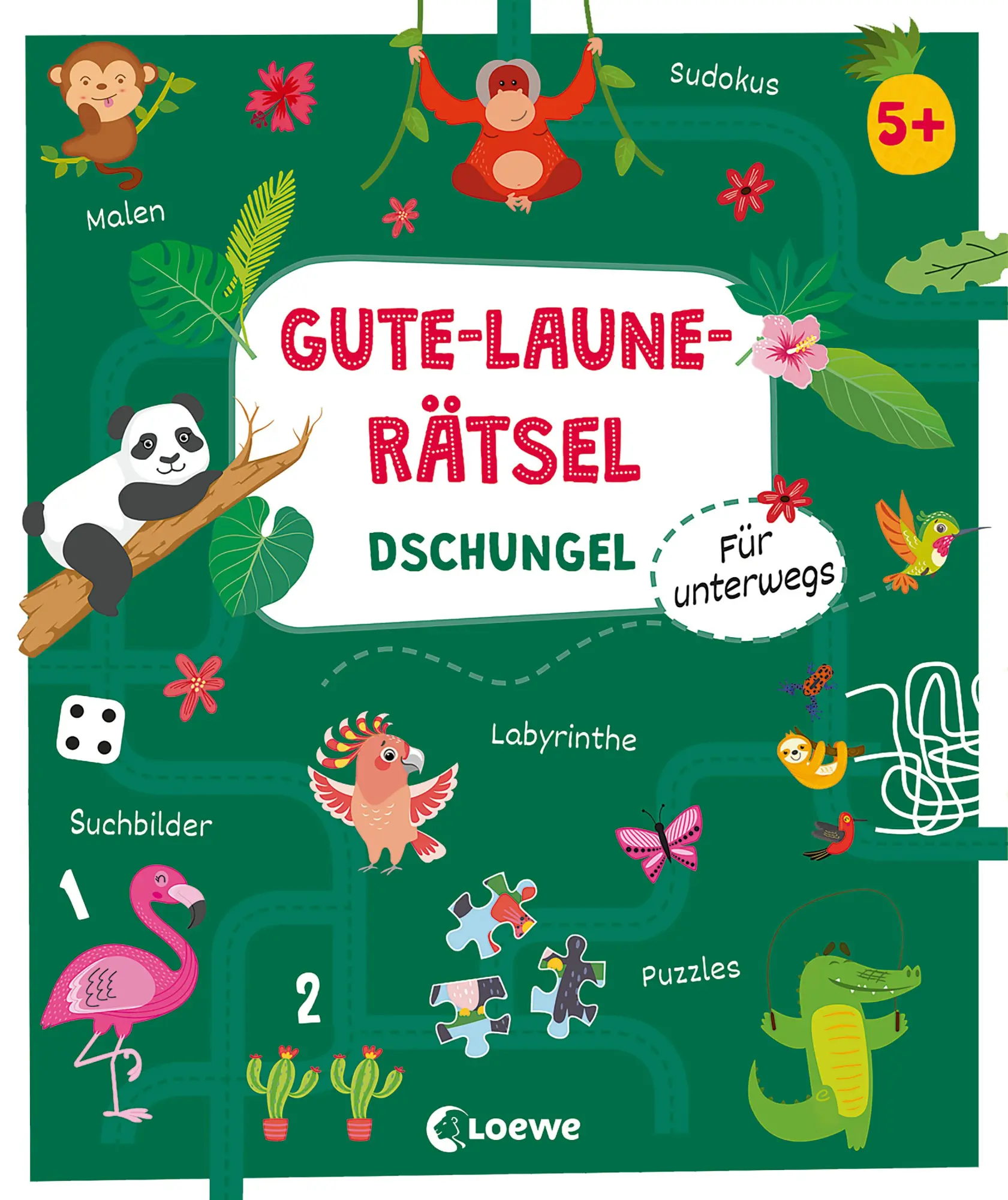 Cover: 9783743214453 | Gute-Laune-Rätsel für unterwegs - Dschungel | Cordula Kamb | Buch