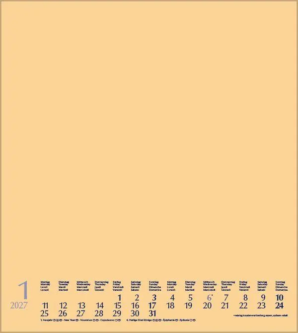 Bild: 9783819304453 | Foto-Malen-Basteln Bastelkalender beige 2027 | Verlag Korsch | 14 S.