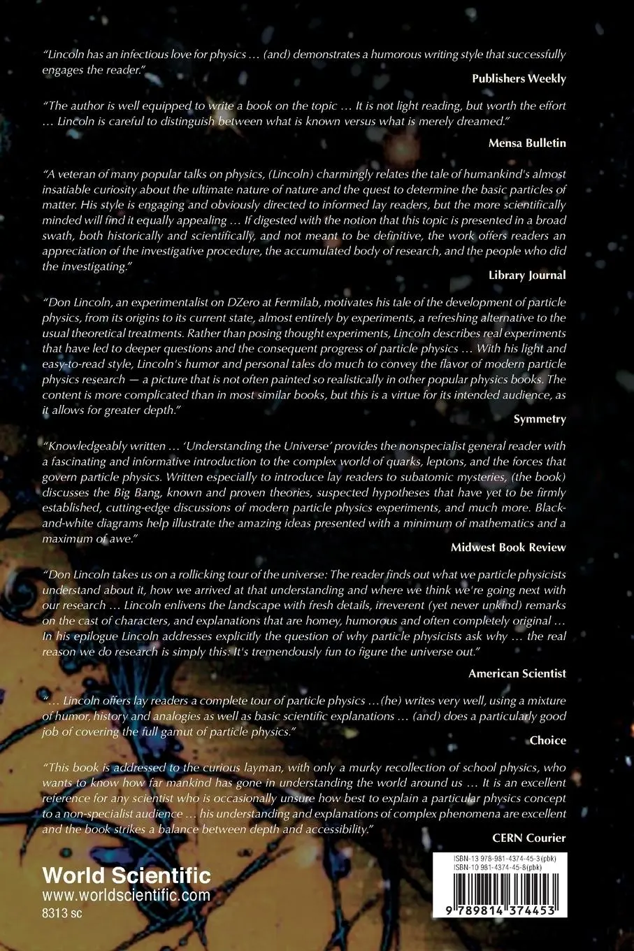 Rückseite: 9789814374453 | UNDERSTANDING THE UNIVERSE (REVISED ED) | Don Lincoln | Taschenbuch