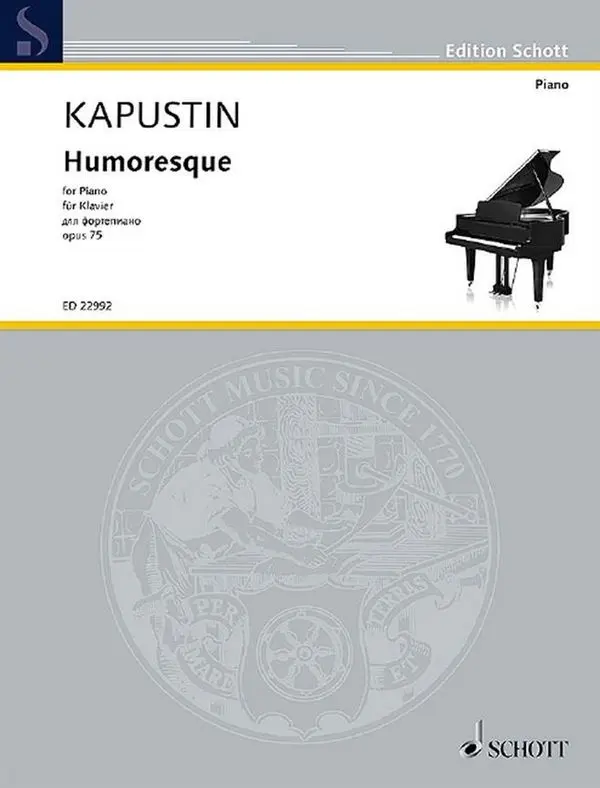 Cover: 9790001204453 | Humoresque op. 75 | Nikolai Kapustin | Buch | Deutsch | 2018