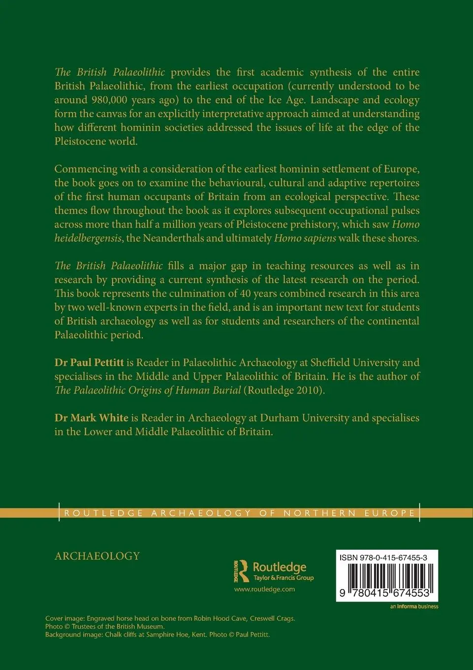Rückseite: 9780415674553 | The British Palaeolithic | Paul Pettitt (u. a.) | Taschenbuch | 2012