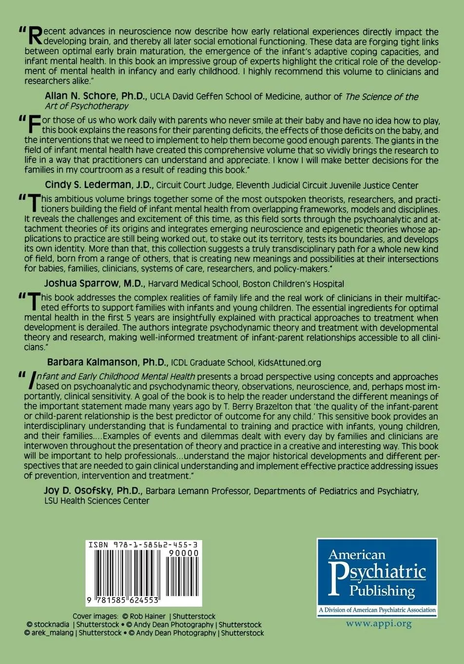 Rückseite: 9781585624553 | Infant and Early Childhood Mental Health | Bruce D. Perry (u. a.)