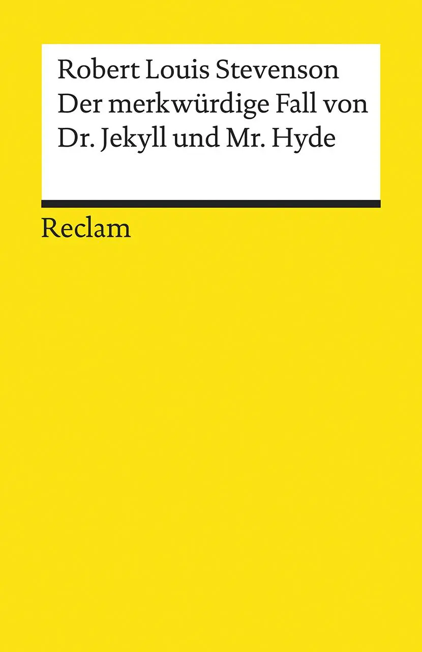 Cover: 9783150194553 | Der merkwürdige Fall von Dr. Jekyll und Mr. Hyde | Stevenson | Buch