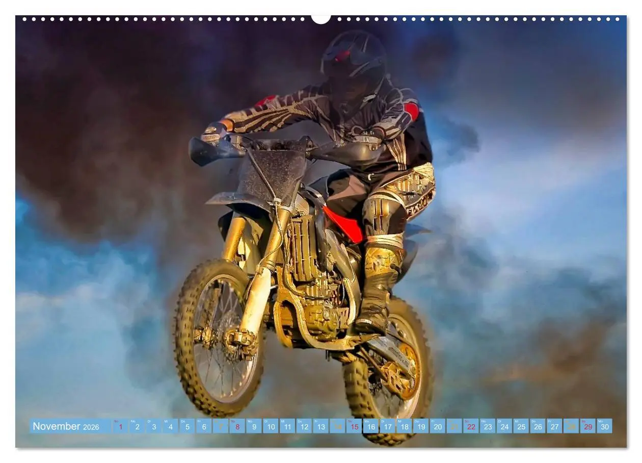 Bild: 9783516044553 | Motocross - mit vollem Risiko (Wandkalender 2026 DIN A2 quer),...