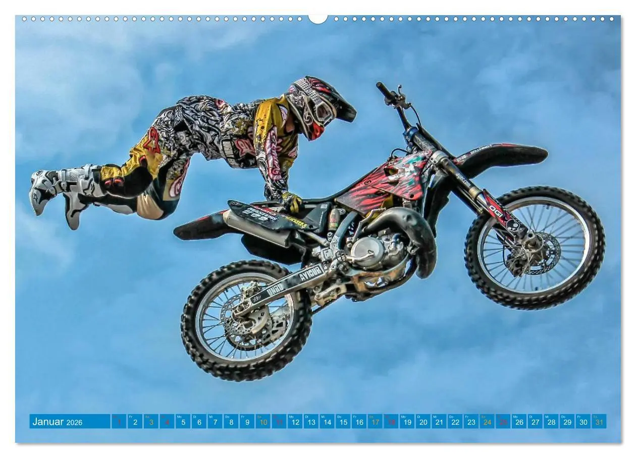 Bild: 9783516044553 | Motocross - mit vollem Risiko (Wandkalender 2026 DIN A2 quer),...