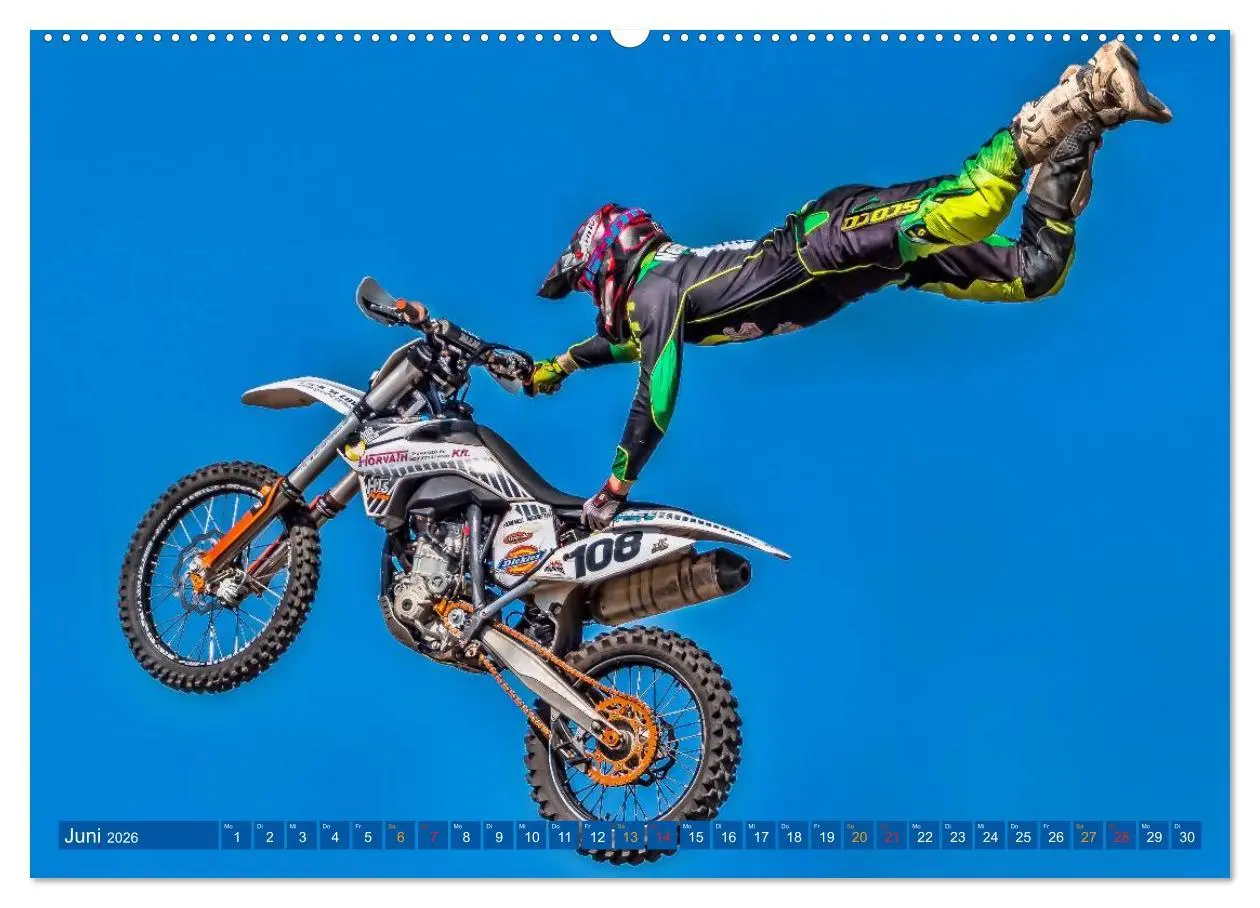 Bild: 9783516044553 | Motocross - mit vollem Risiko (Wandkalender 2026 DIN A2 quer),...