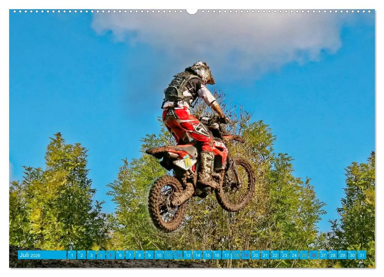Bild: 9783516044553 | Motocross - mit vollem Risiko (Wandkalender 2026 DIN A2 quer),...