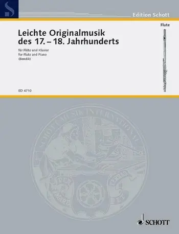Cover: 9790001054553 | Leichte Originalmusik 17/18 Jh. | Buch | Deutsch | 1985 | Schott Music