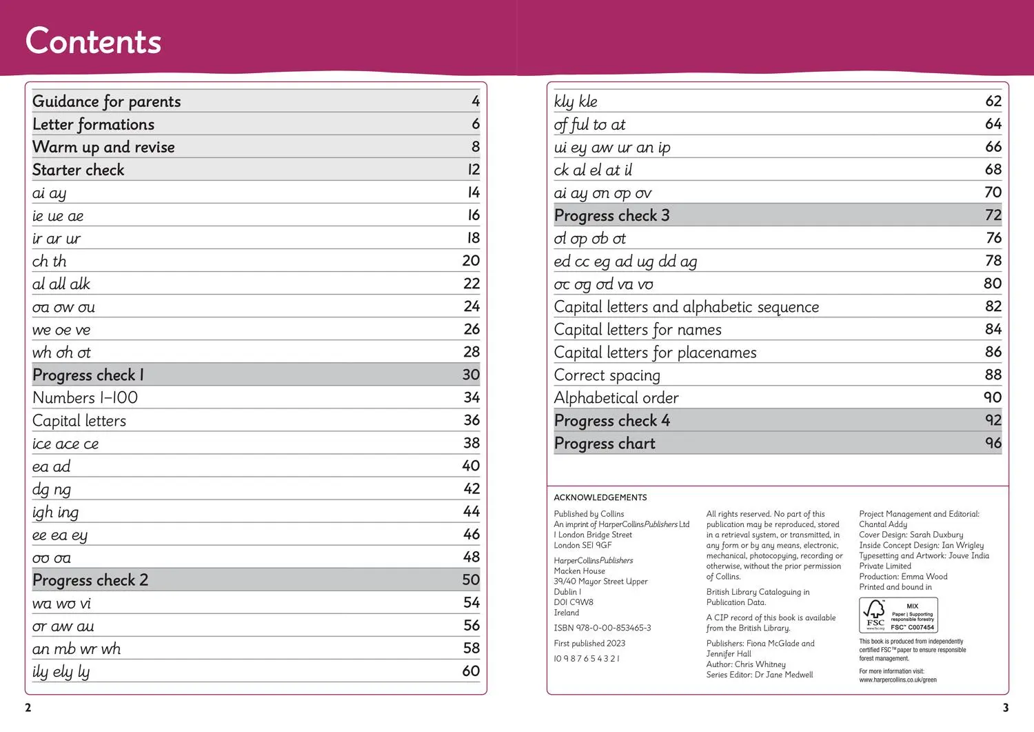 Bild: 9780008534653 | Year 2 Handwriting Targeted Practice Workbook | For the 2023 Tests