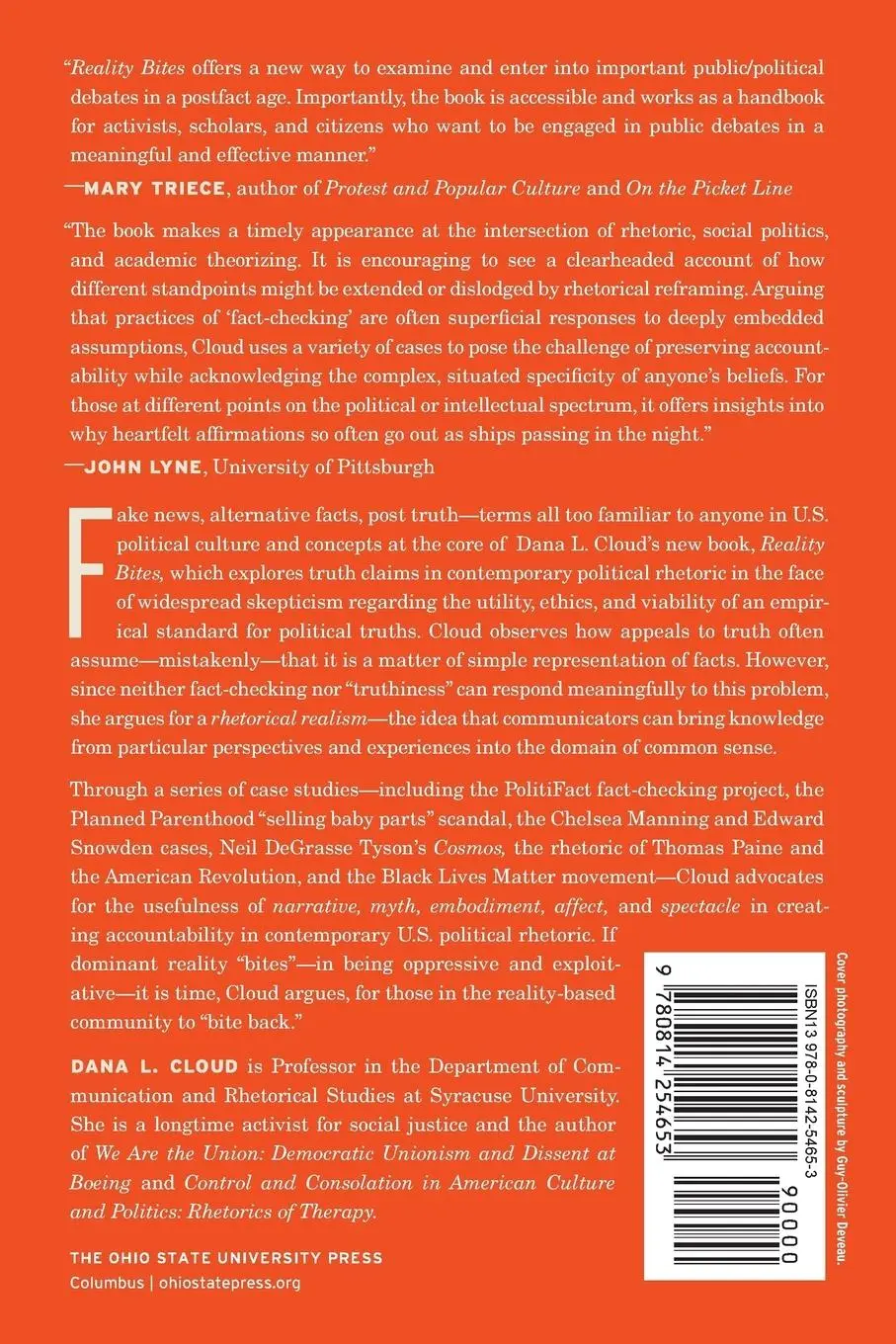 Rückseite: 9780814254653 | Reality Bites | Dana L. Cloud | Taschenbuch | Kartoniert / Broschiert
