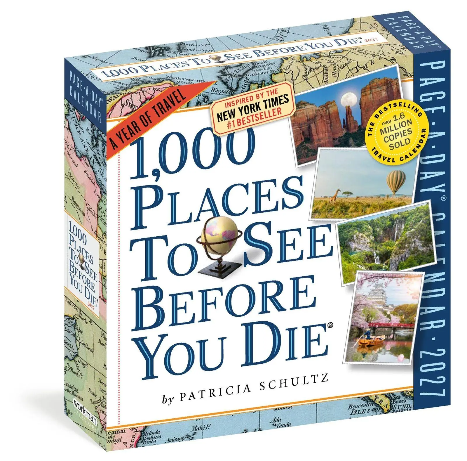 Cover: 9781523534753 | 1,000 Places to See Before You Die Page-A-Day® Calendar 2027 | Schultz