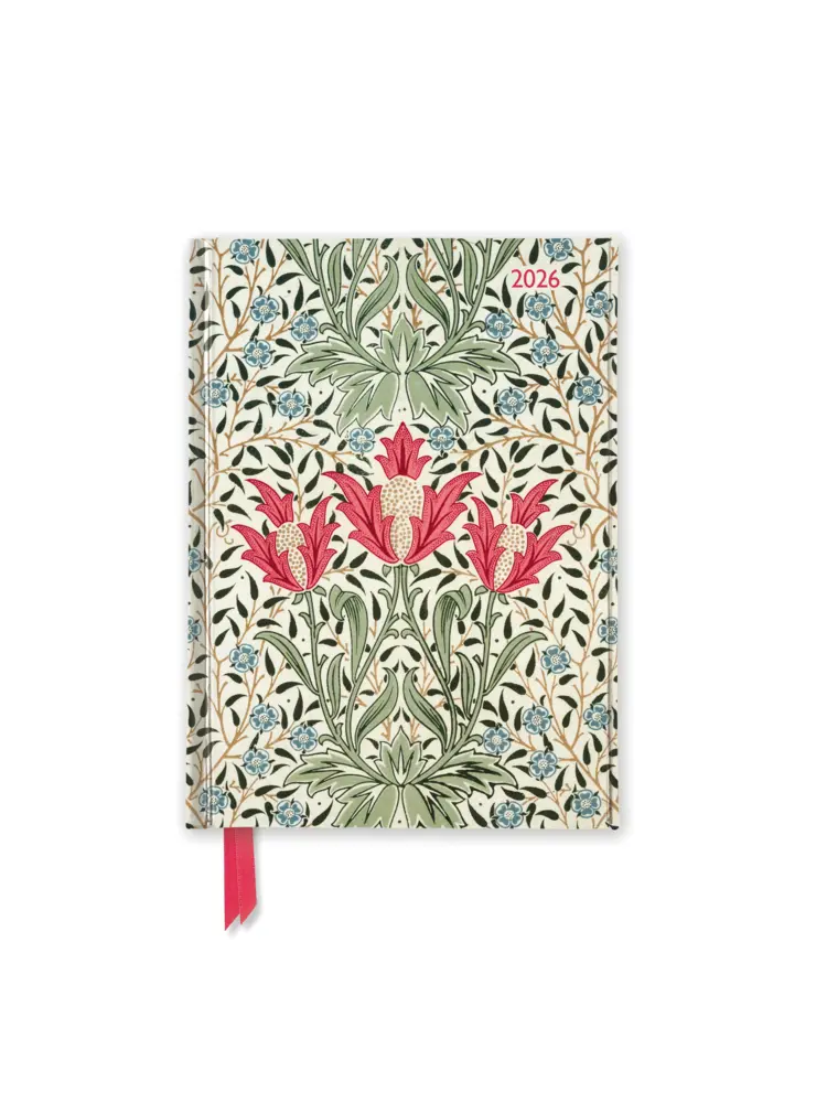 Cover: 9781835624753 | William Morris Galerie - Taschenkalender 2026 | Flame Tree Publishing