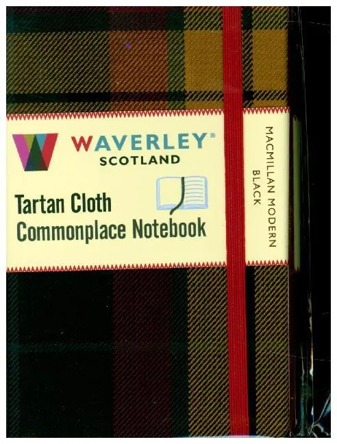 Cover: 9781849344753 | MacMillan Modern Black: Waverley Genuine Tartan Cloth Commonplace