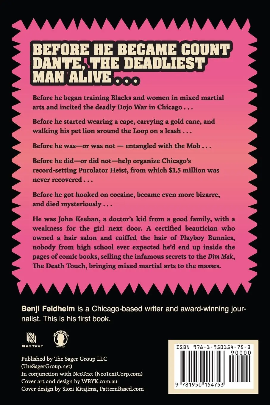 Rückseite: 9781950154753 | The Deadliest Man Alive | Benji Feldheim | Taschenbuch | Englisch