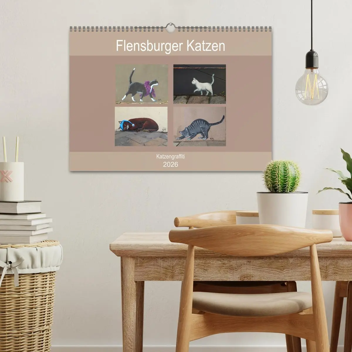 Bild: 9783457934753 | Flensburger Katzen (Wandkalender 2026 DIN A3 quer), CALVENDO...