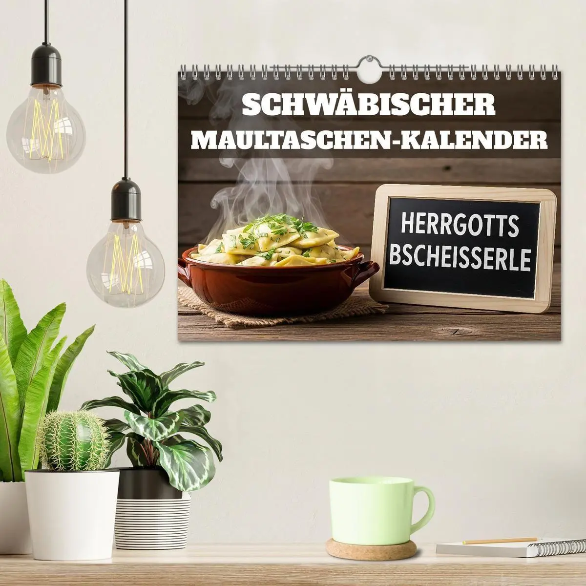 Bild: 9783516714753 | Schwäbischer Maultaschen-Kalender (Wandkalender 2026 DIN A4 quer),...