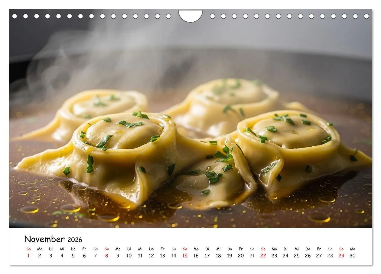 Bild: 9783516714753 | Schwäbischer Maultaschen-Kalender (Wandkalender 2026 DIN A4 quer),...
