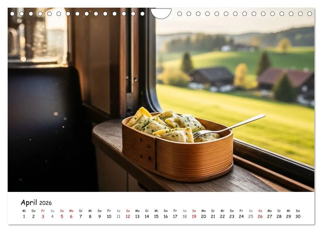 Bild: 9783516714753 | Schwäbischer Maultaschen-Kalender (Wandkalender 2026 DIN A4 quer),...
