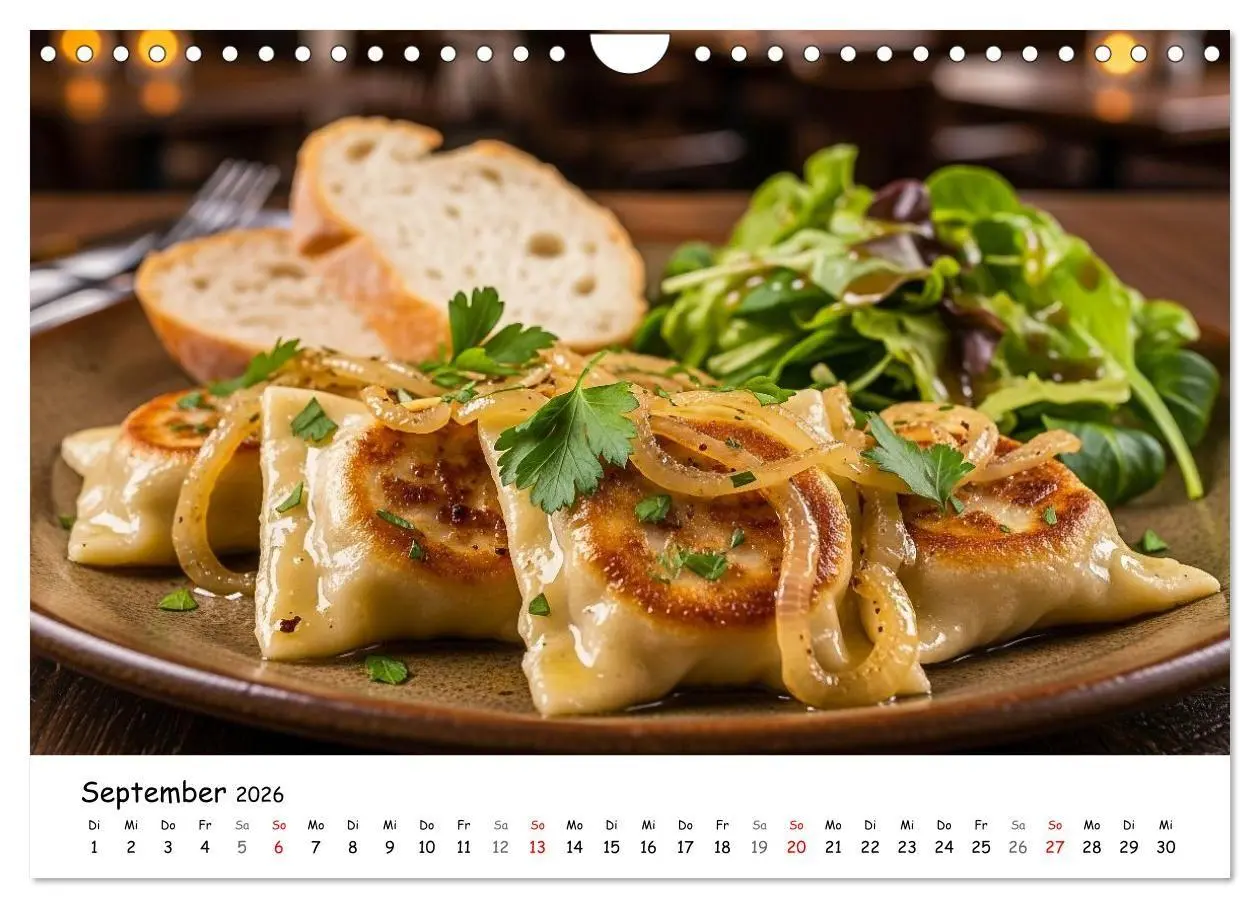 Bild: 9783516714753 | Schwäbischer Maultaschen-Kalender (Wandkalender 2026 DIN A4 quer),...
