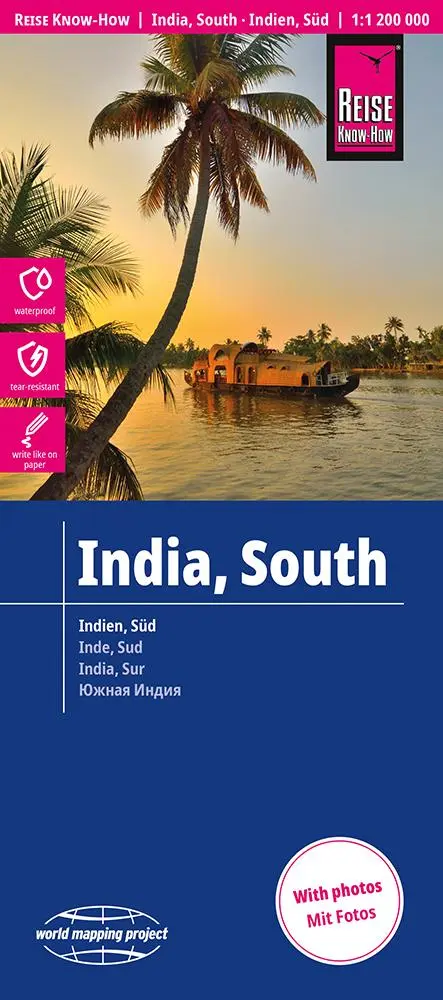 Cover: 9783831774753 | Reise Know-How Landkarte Indien, Süd / India, South (1:1.200.000)