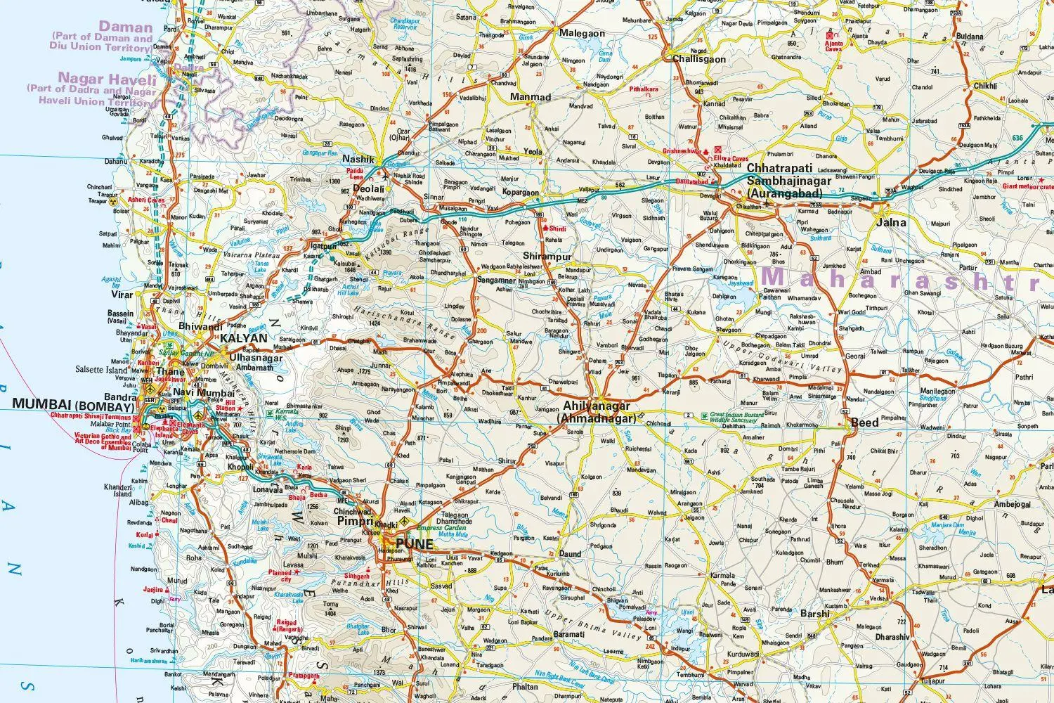 Bild: 9783831774753 | Reise Know-How Landkarte Indien, Süd / India, South (1:1.200.000)