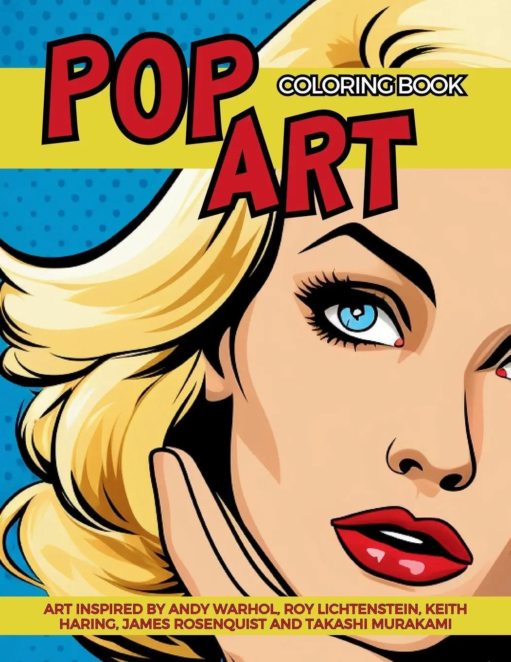 Cover: 9786598214753 | Pop Art Coloring Book inspired by Andy Warhol, Roy Lichtenstein,...