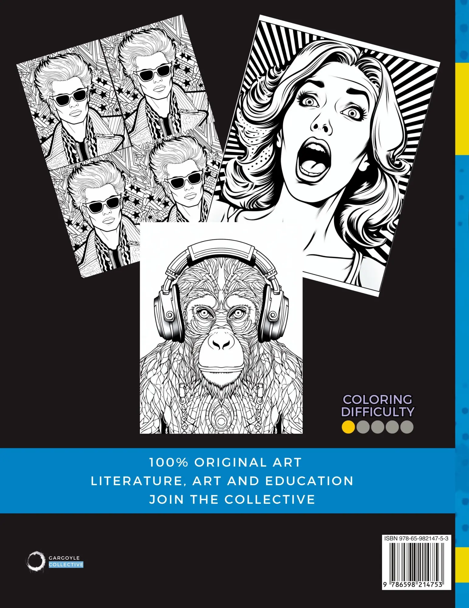 Rückseite: 9786598214753 | Pop Art Coloring Book inspired by Andy Warhol, Roy Lichtenstein,...