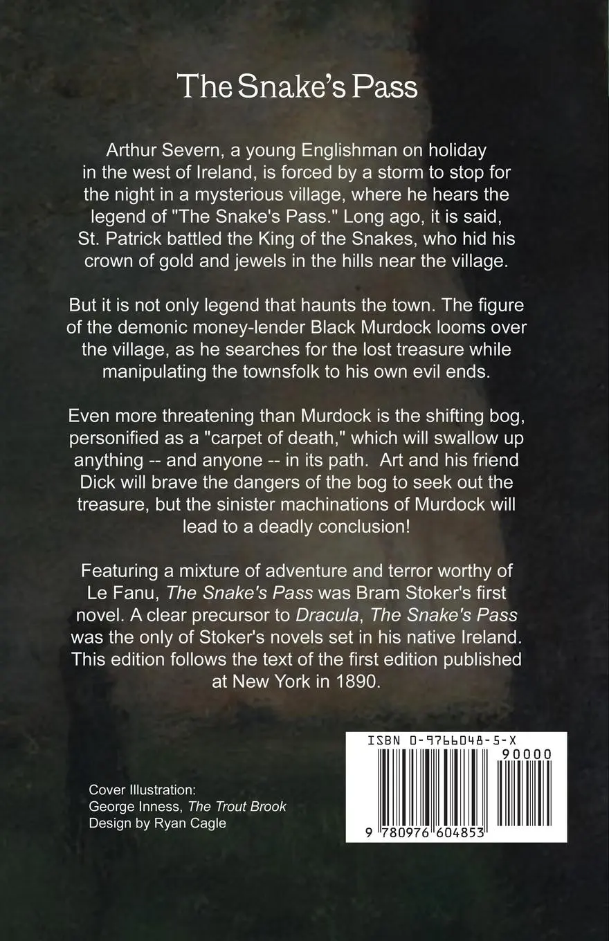 Rückseite: 9780976604853 | The Snake's Pass | Bram Stoker | Taschenbuch | Kartoniert / Broschiert