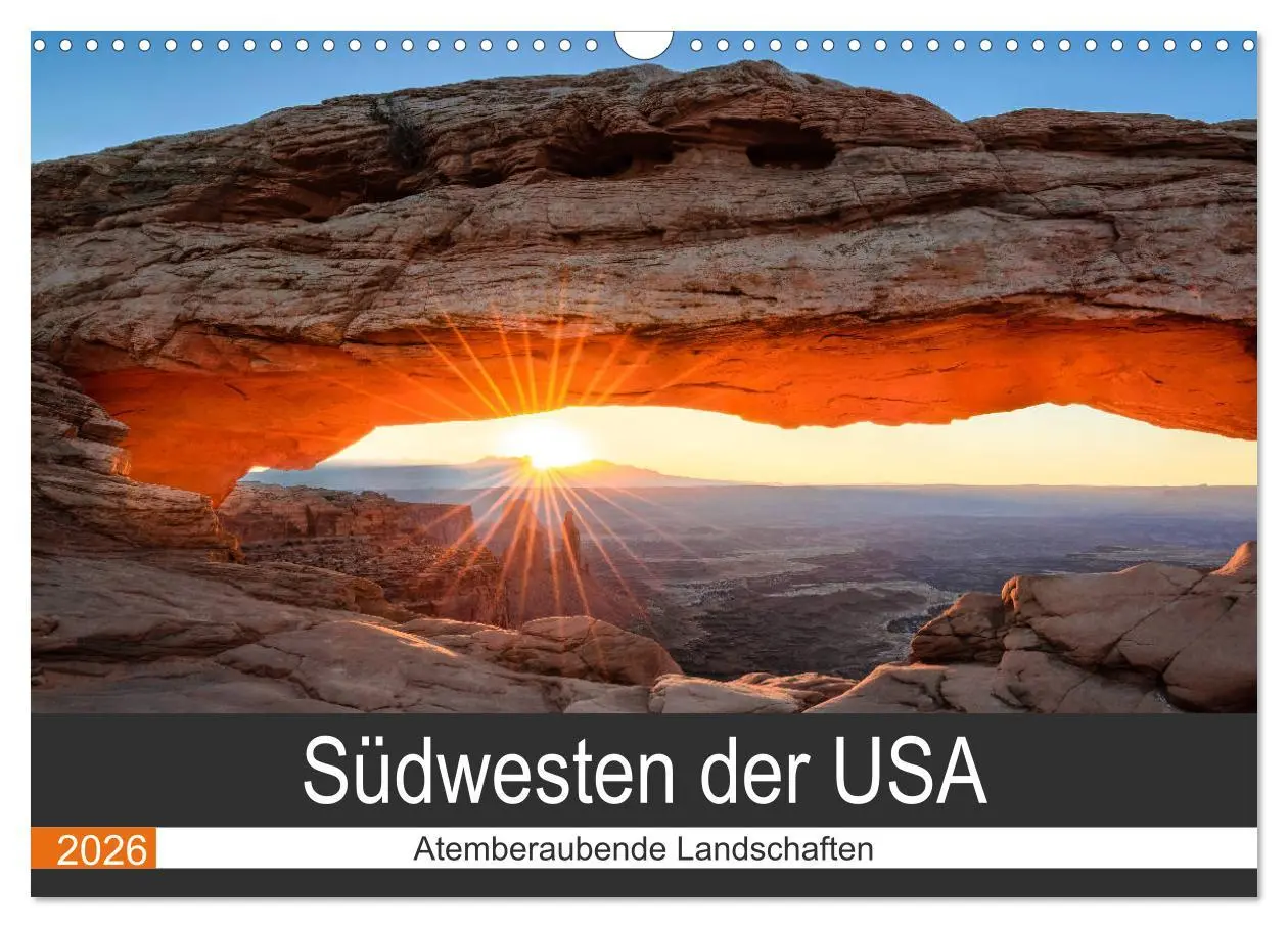 Cover: 9783457924853 | Südwesten der USA - Atemberaubende Landschaften (Wandkalender 2026...