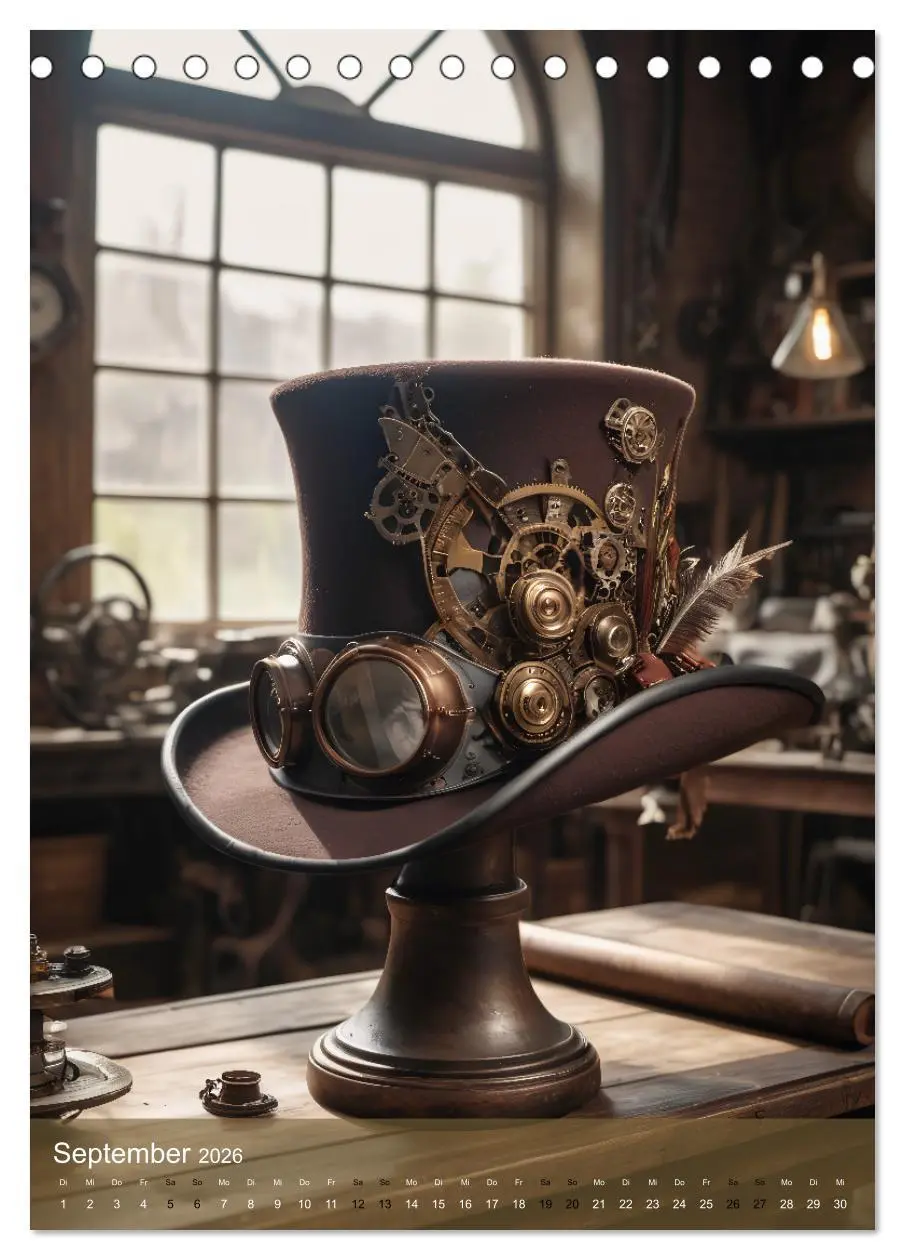 Bild: 9783516254853 | Historische Hüte - stilvoll und elegant (Tischkalender 2026 DIN A5...