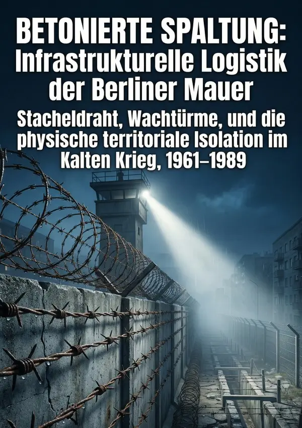 Cover: 9783565384853 | Betonierte Spaltung: Infrastrukturelle Logistik der Berliner Mauer