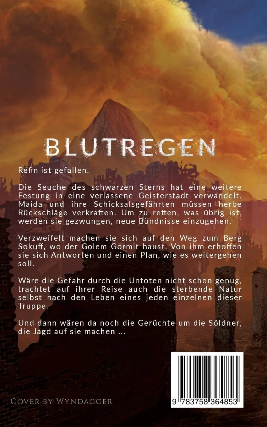 Rückseite: 9783758364853 | Das Geflüster der Nachtfalter | Blutregen | Mark Fear | Taschenbuch