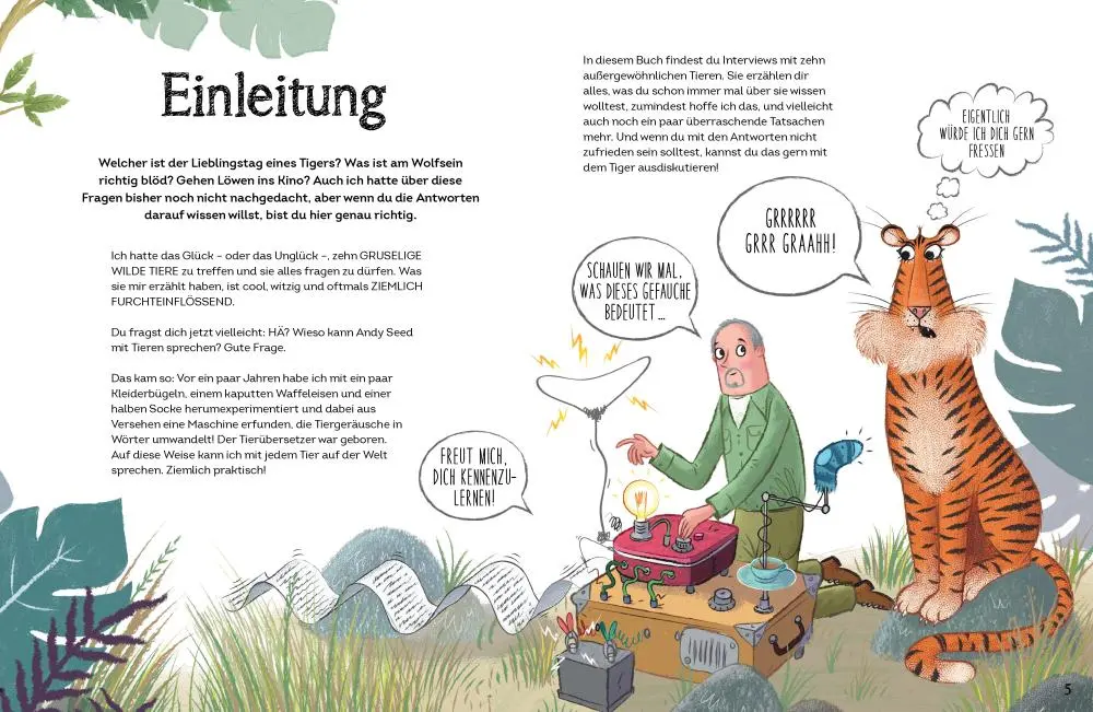 Bild: 9783957284853 | Interview mit einem Tiger | &amp; anderen wilden Tieren | Andy Seed | Buch