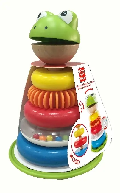 Cover: 6943478024953 | Hape Stapel Frosch | In Kartonage mit Plastiksichtfenster | E0457