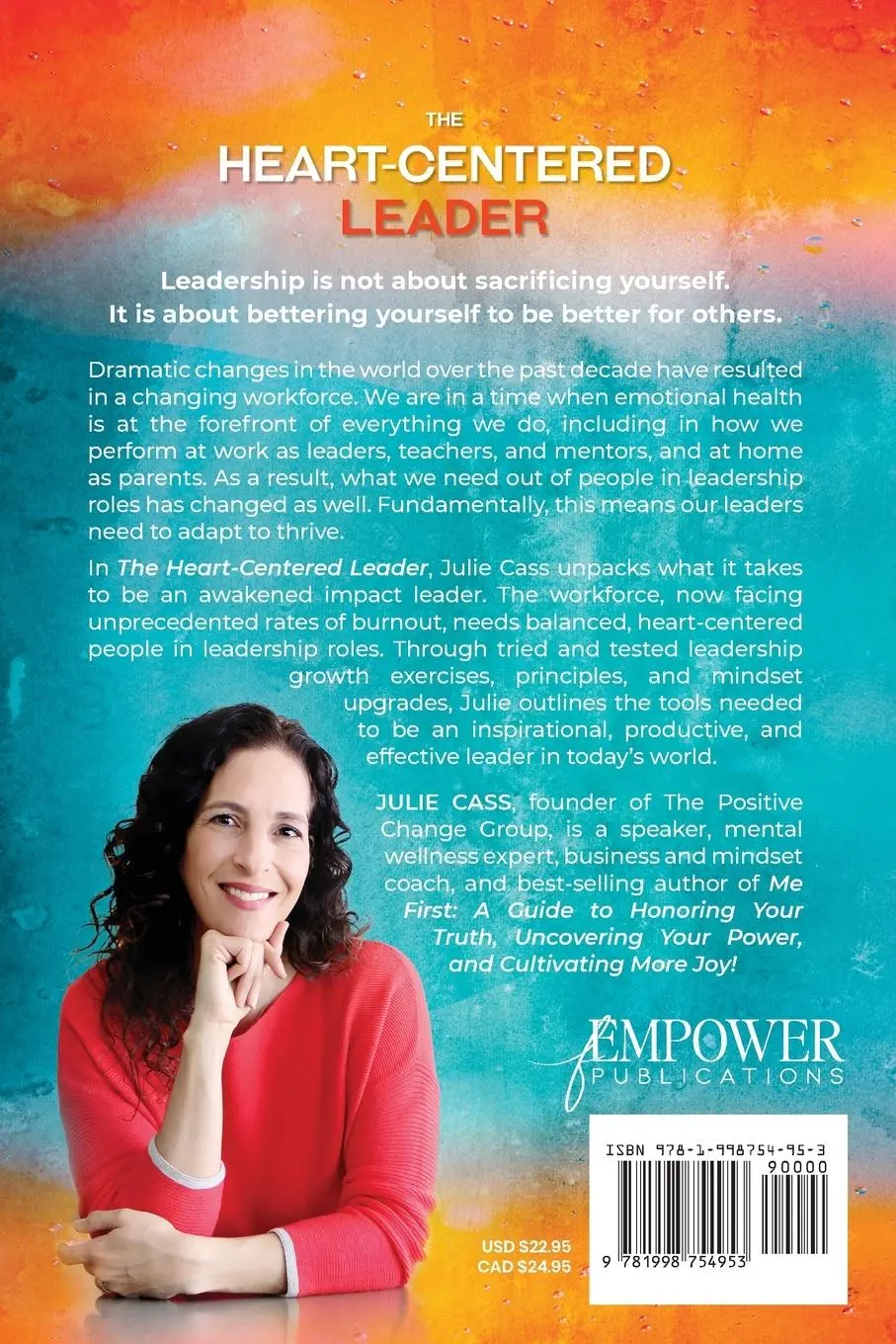 Rückseite: 9781998754953 | The Heart-Centered Leader | Julie Cass | Taschenbuch | Englisch | 2025