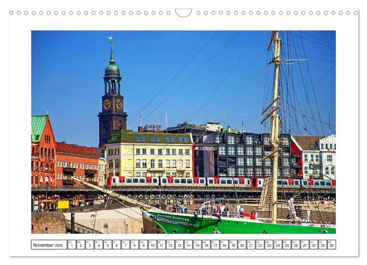 Bild: 9783457914953 | Hamburg sehen, fühlen und lieben (Wandkalender 2026 DIN A3 quer),...