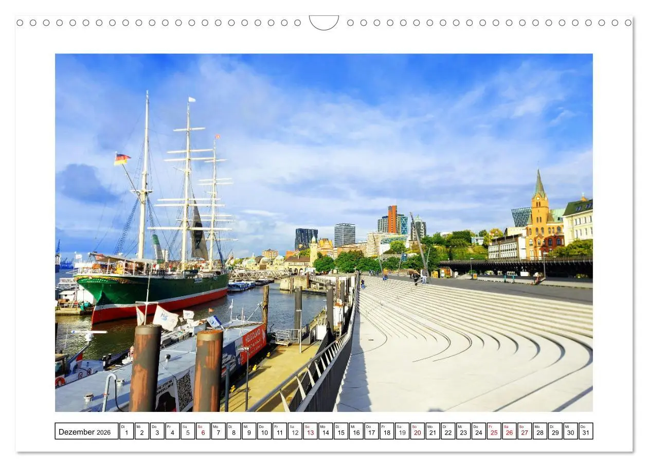 Bild: 9783457914953 | Hamburg sehen, fühlen und lieben (Wandkalender 2026 DIN A3 quer),...
