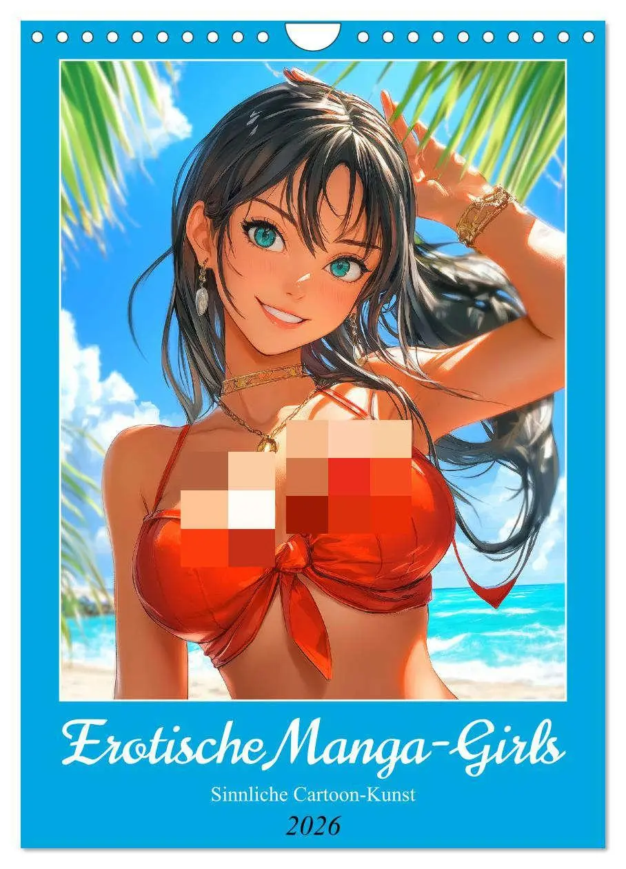 Cover: 9783516244953 | Erotische Manga-Girls. Sinnliche Cartoon-Kunst (Wandkalender 2026...