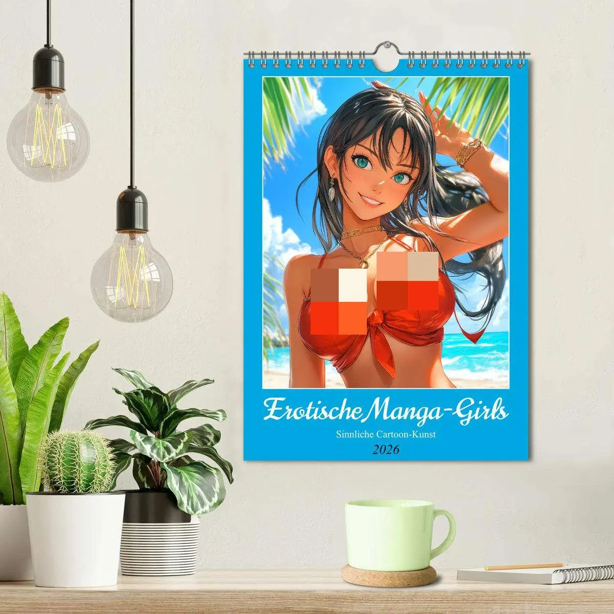 Bild: 9783516244953 | Erotische Manga-Girls. Sinnliche Cartoon-Kunst (Wandkalender 2026...