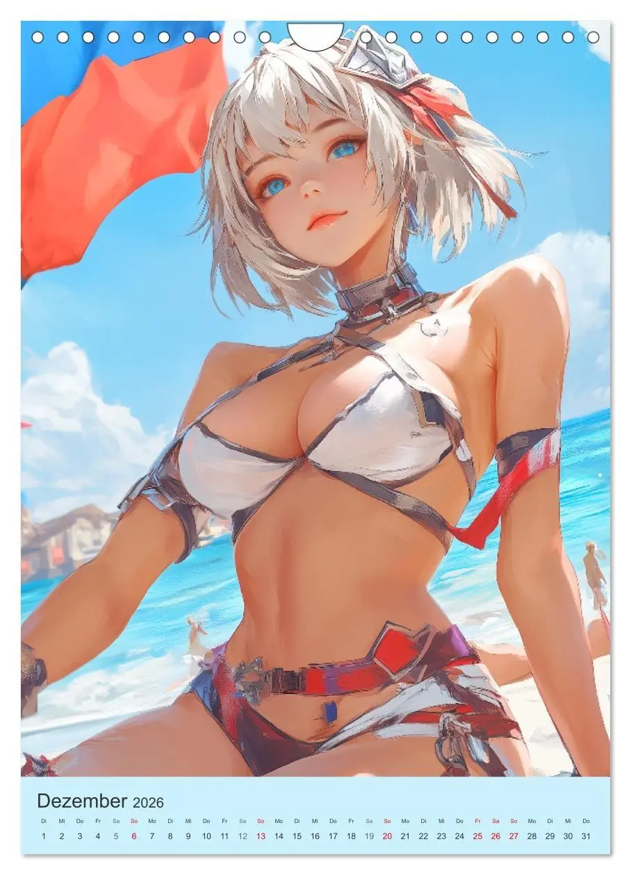 Bild: 9783516244953 | Erotische Manga-Girls. Sinnliche Cartoon-Kunst (Wandkalender 2026...