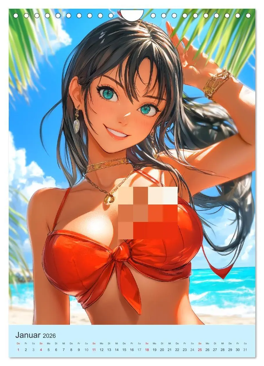 Bild: 9783516244953 | Erotische Manga-Girls. Sinnliche Cartoon-Kunst (Wandkalender 2026...