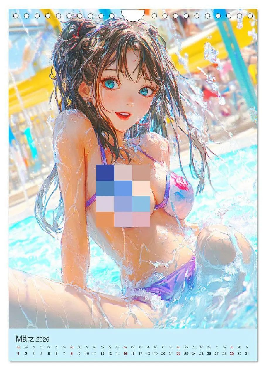 Bild: 9783516244953 | Erotische Manga-Girls. Sinnliche Cartoon-Kunst (Wandkalender 2026...