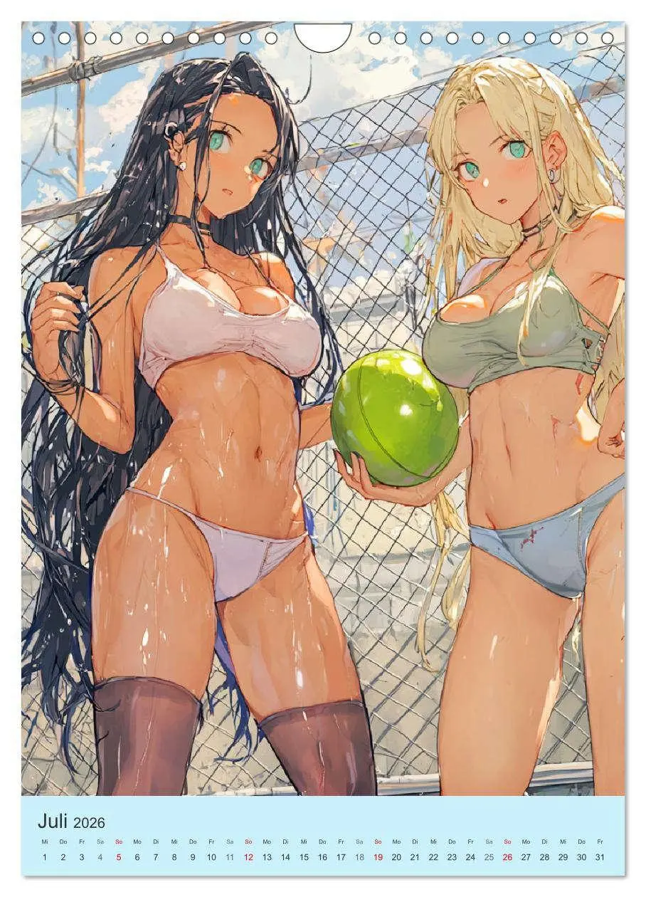 Bild: 9783516244953 | Erotische Manga-Girls. Sinnliche Cartoon-Kunst (Wandkalender 2026...
